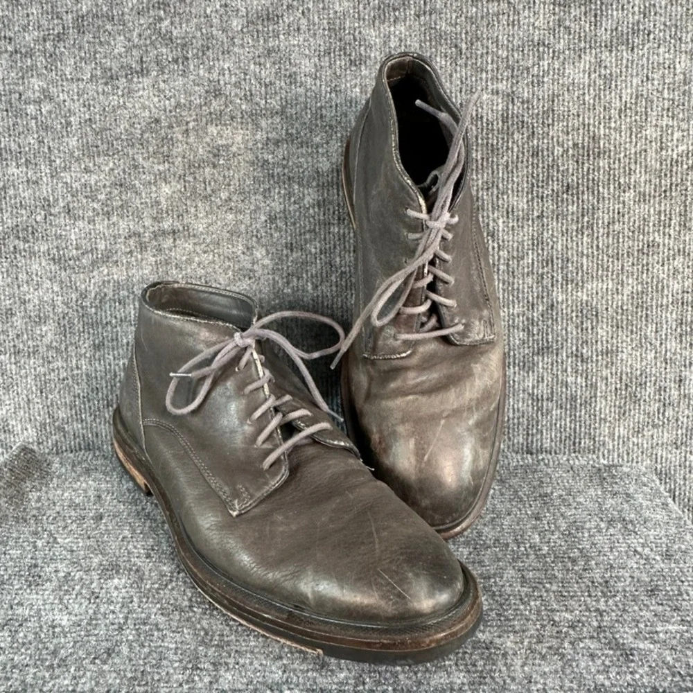 Cole Haan Mens 8.5M Leather Chukka Boots Lace Up C22852 G16